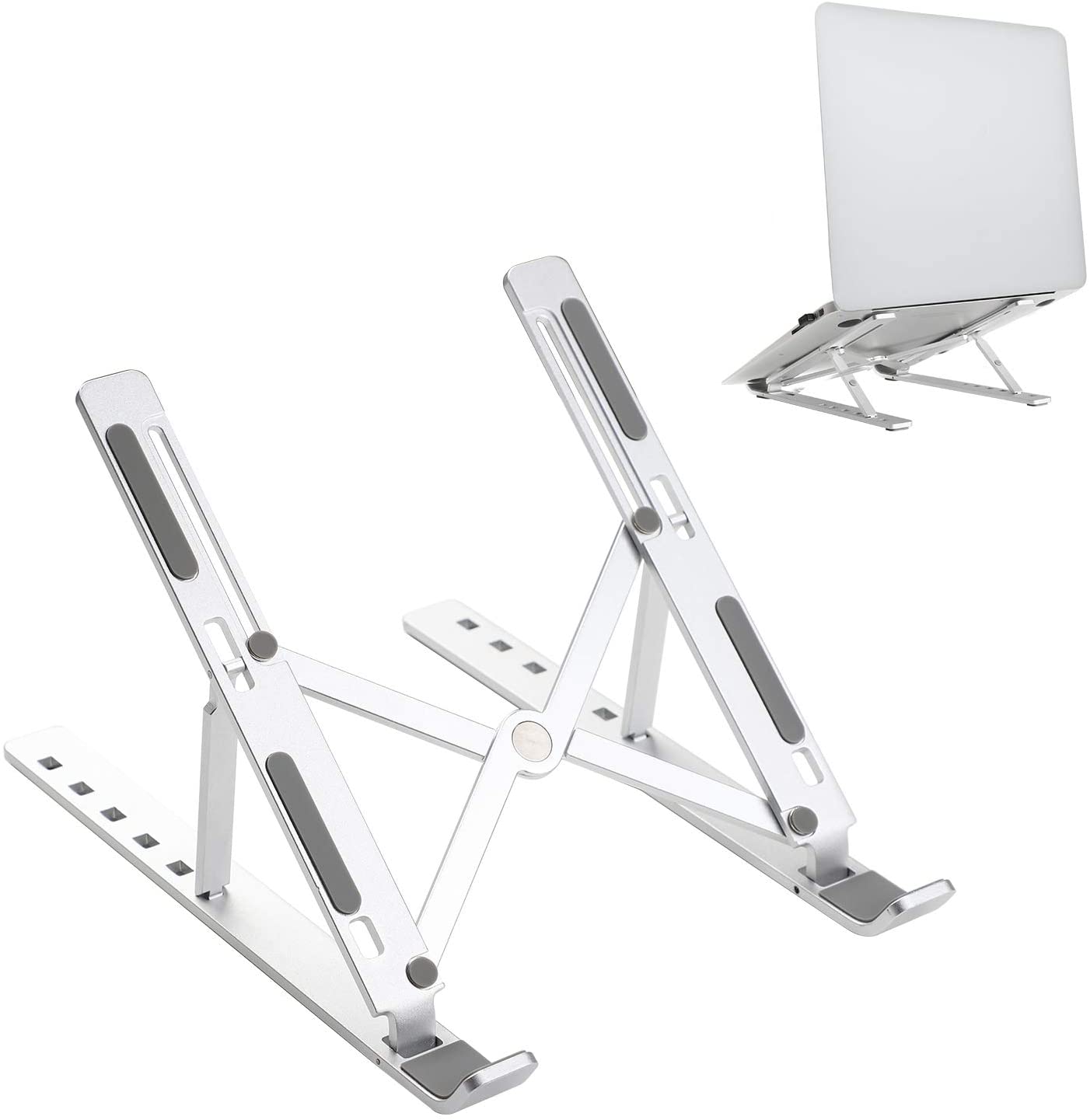 Adjustable Aluminum Laptop Riser – X Style