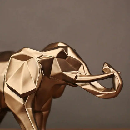Geometric Faceted Elephant Home Decor Creative Gift