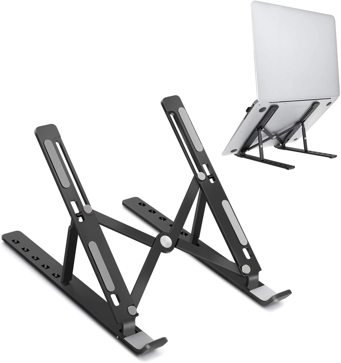 Adjustable Aluminum Laptop Riser – X Style